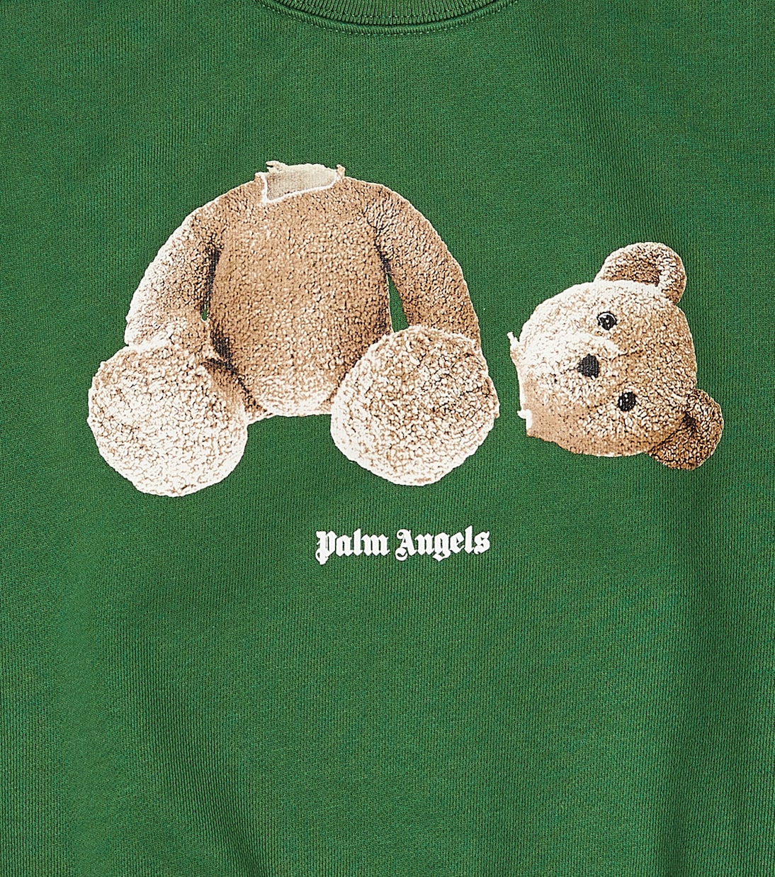 Felpa in jersey di cotone con stampa | Palm Angels Kids