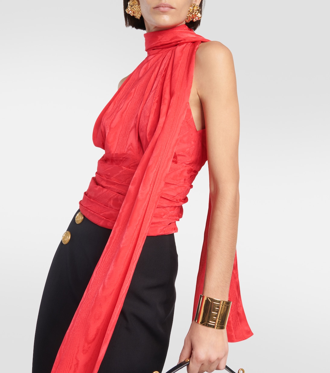 Top con scollo all'americana | Balmain