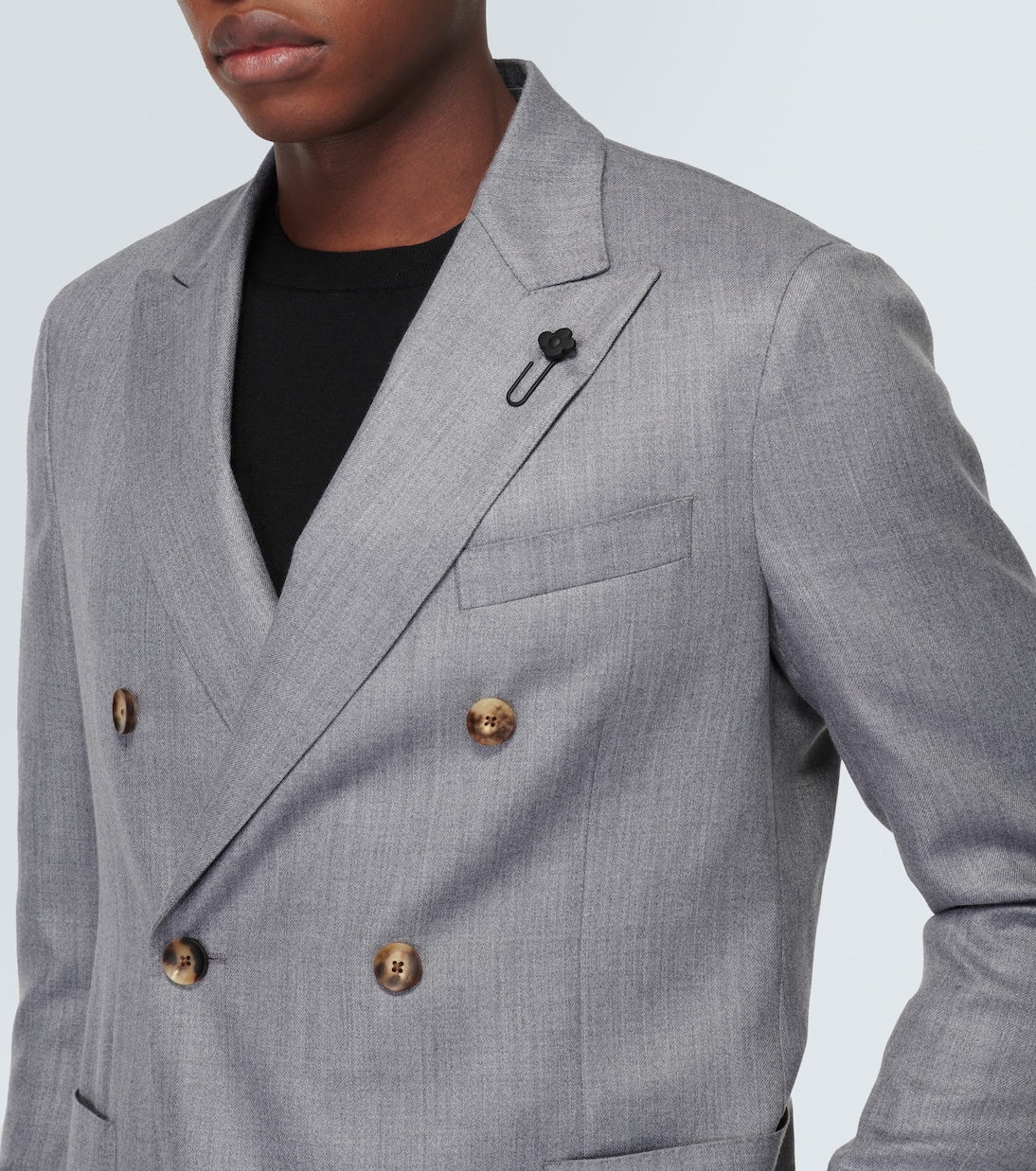 Blazer aus Kaschmir, Seide und Wolle | Lardini