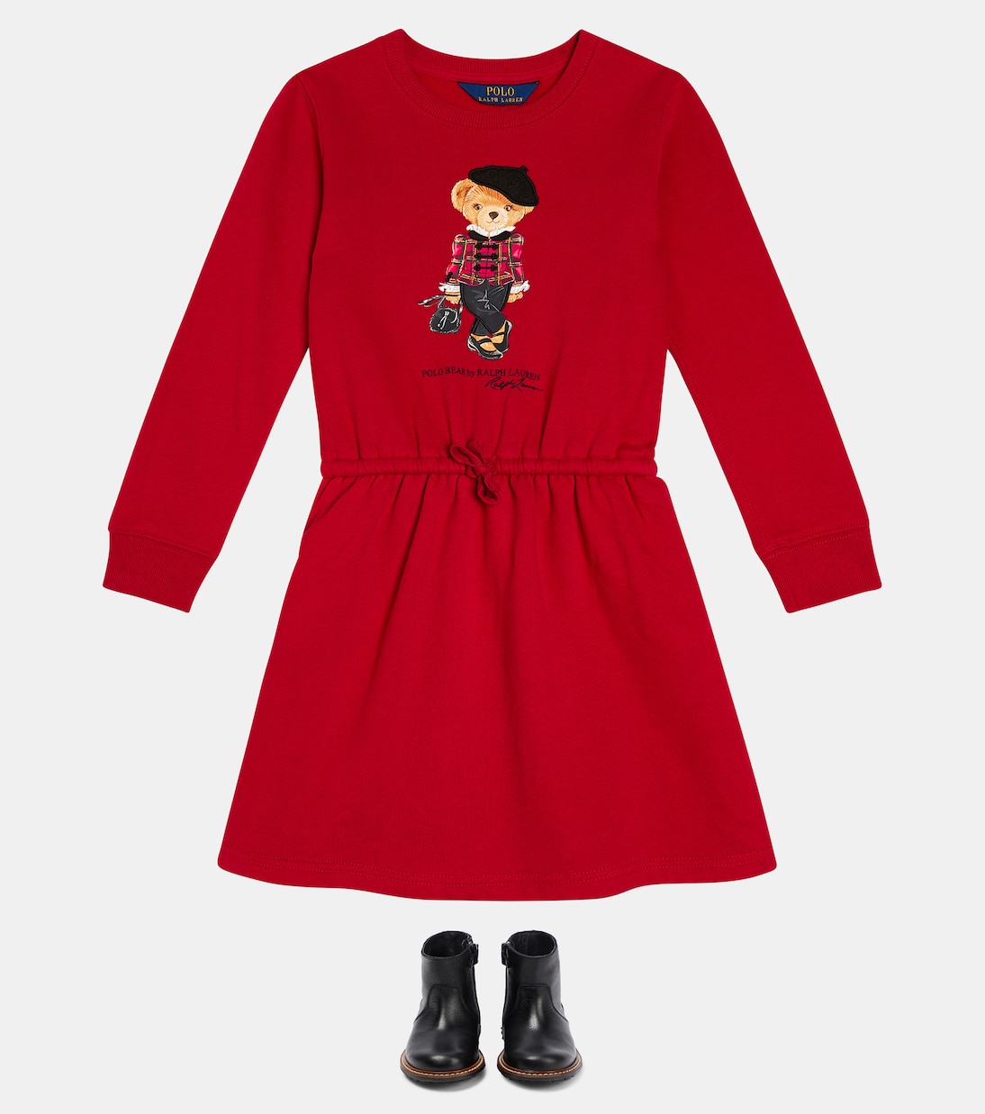 Kleid Polo Bear aus einem Baumwollgemisch | Polo Ralph Lauren Kids