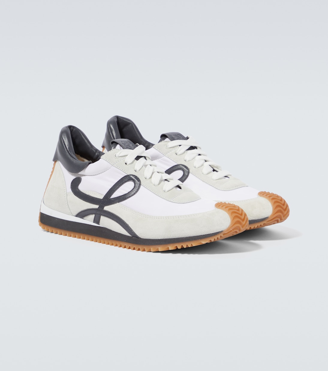 Flow Runner suede-trimmed sneakers | Loewe