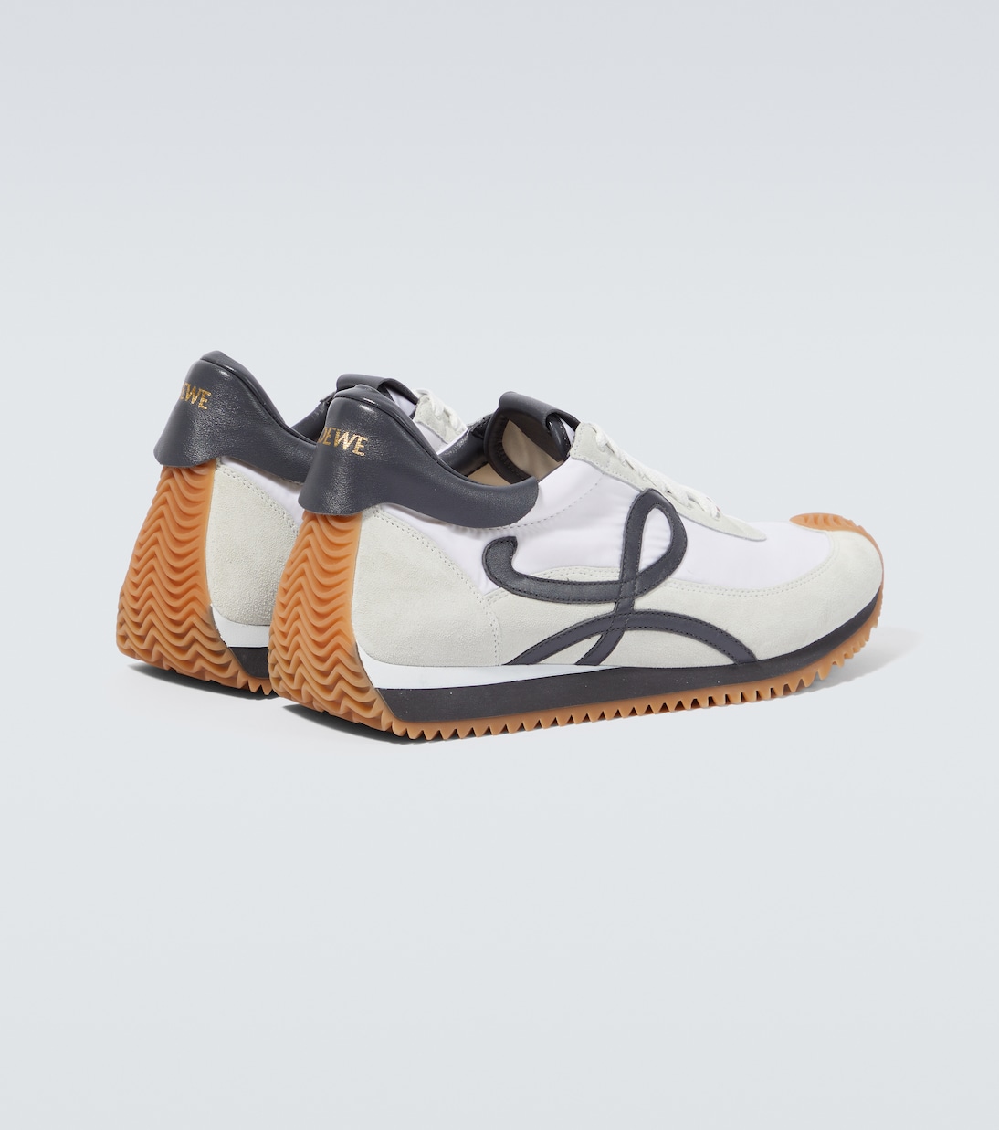 Flow Runner suede-trimmed sneakers | Loewe