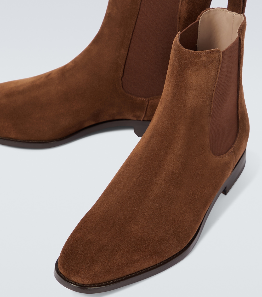 Bottines Chelsea Delsa en daim | Manolo Blahnik