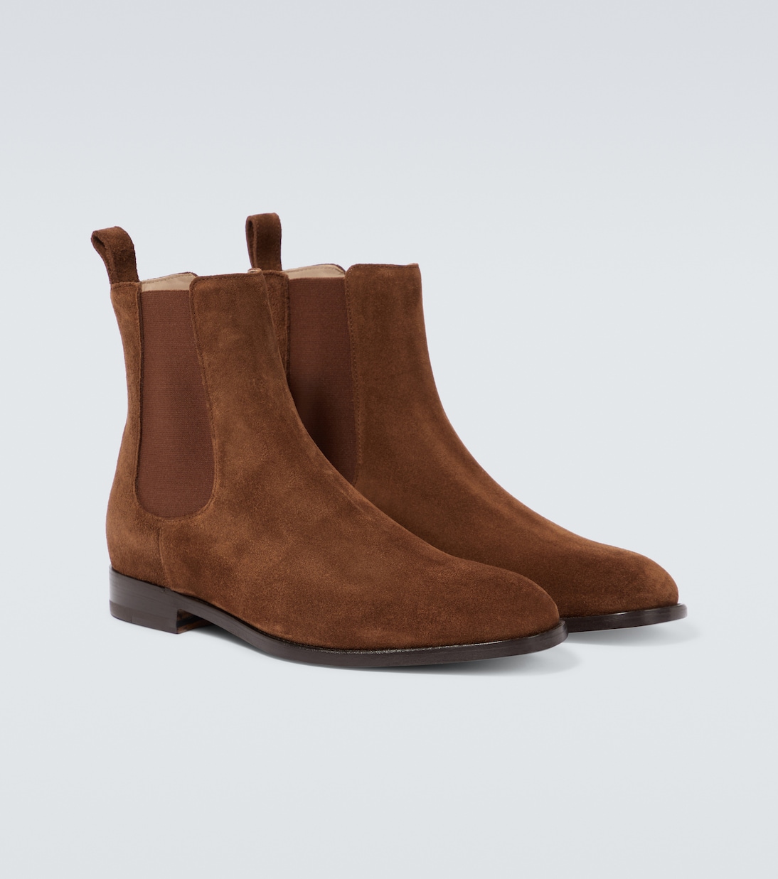 Bottines Chelsea Delsa en daim | Manolo Blahnik