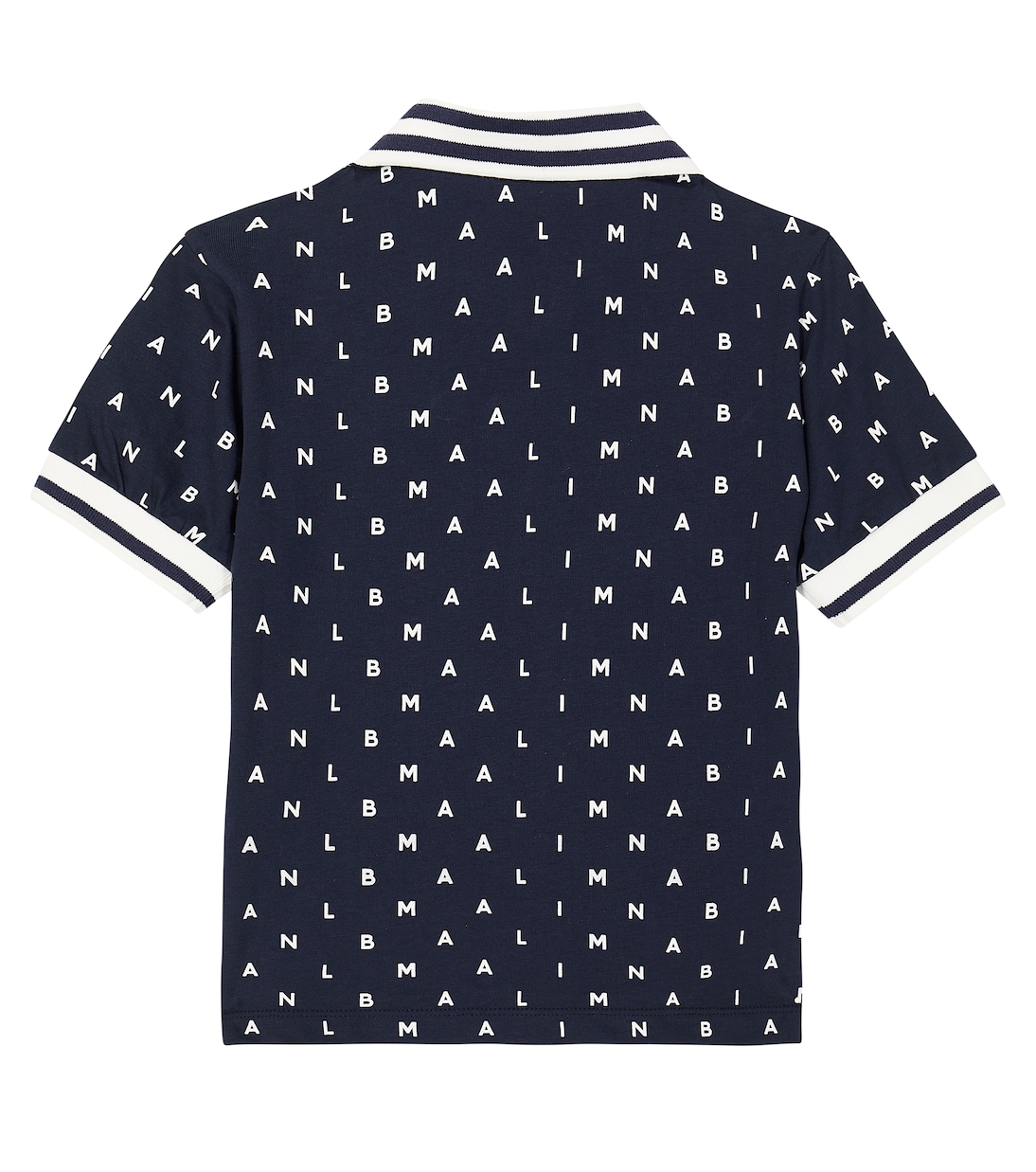 Polo de algodón estampado | Balmain Kids