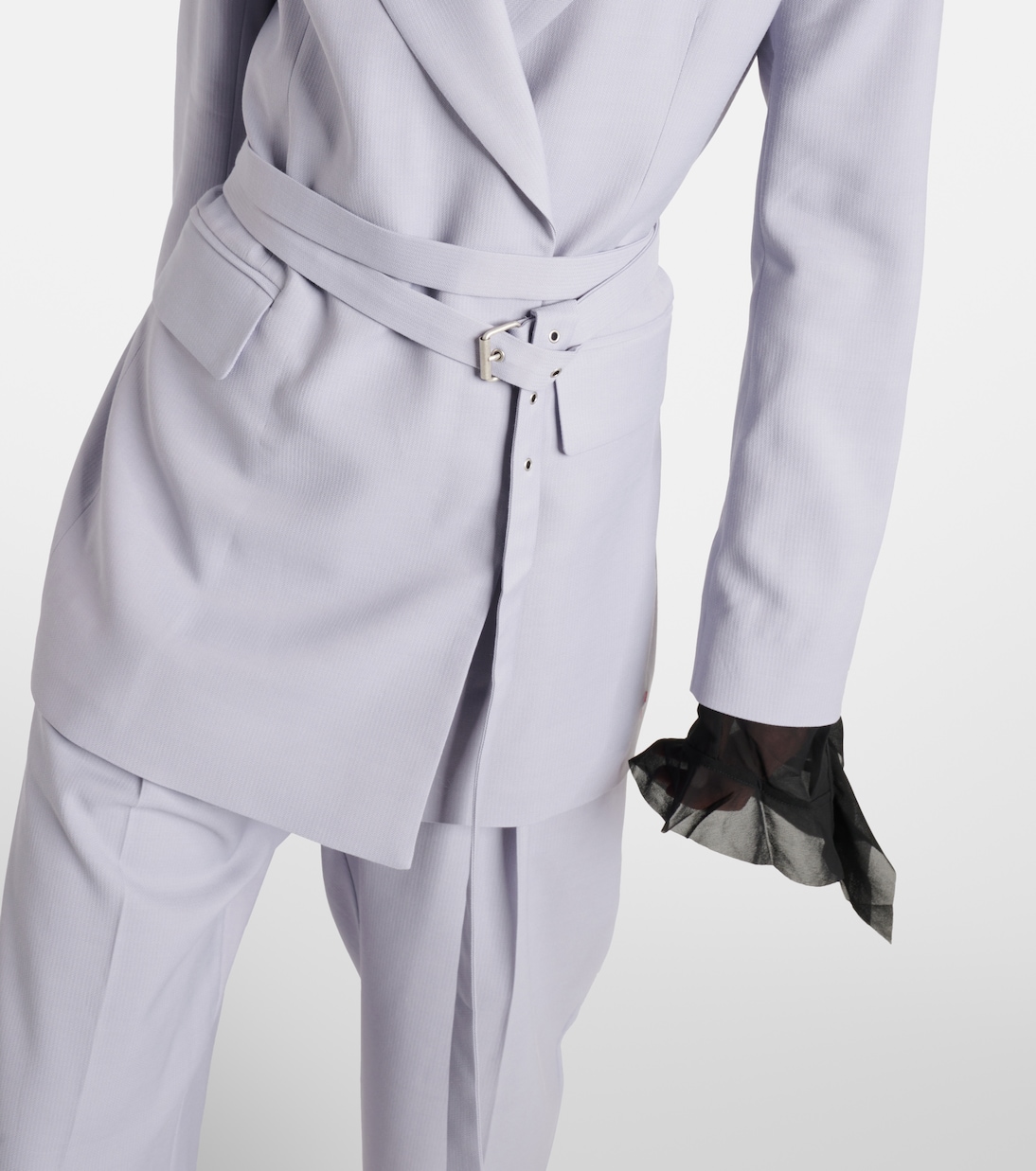 Blazer in misto lana con cintura | Acne Studios