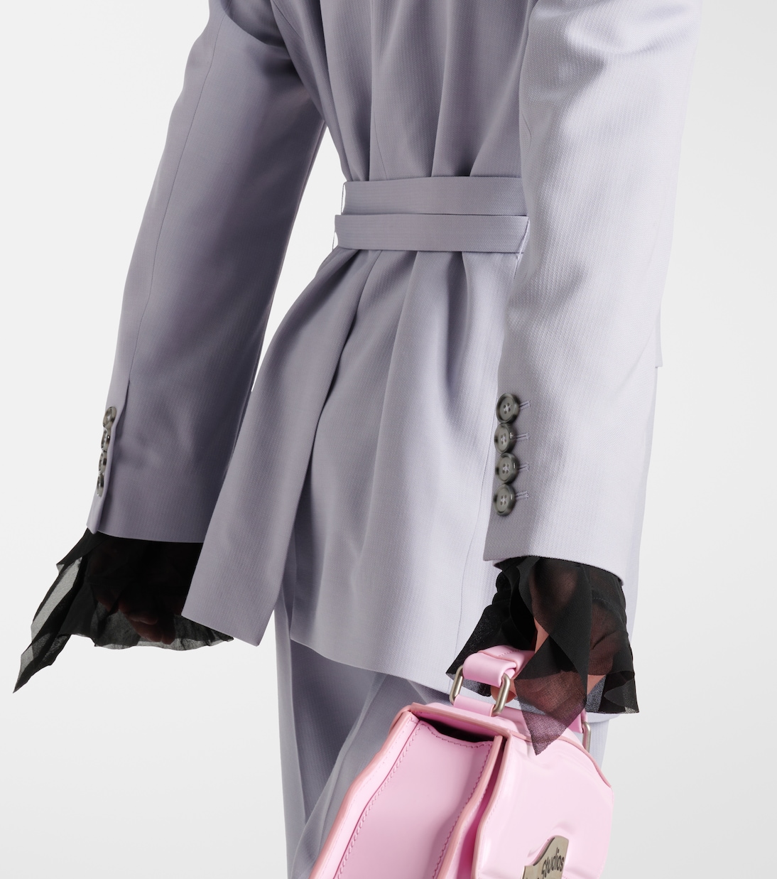 Blazer in misto lana con cintura | Acne Studios