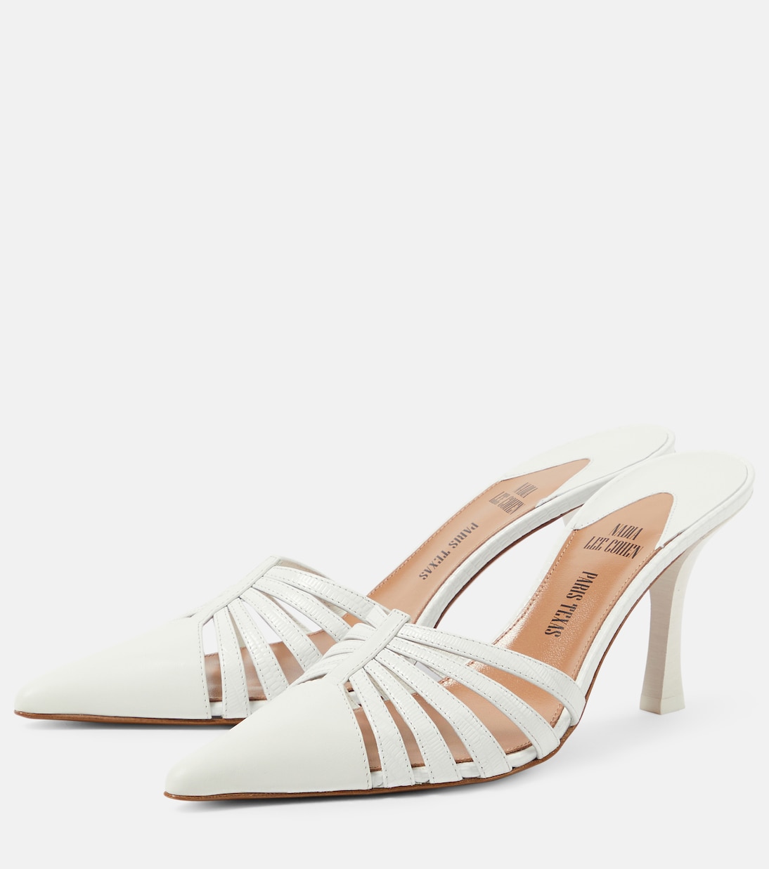 Mules Nadia 85 in pelle | Paris Texas