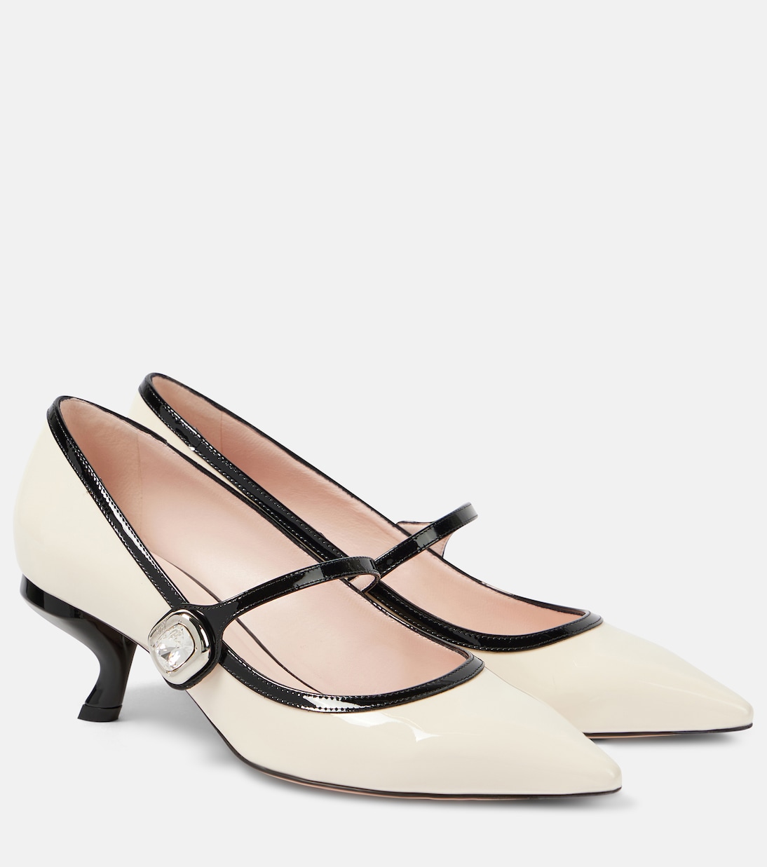 Pumps Mary Jane Virgule 55 in vernice | Roger Vivier