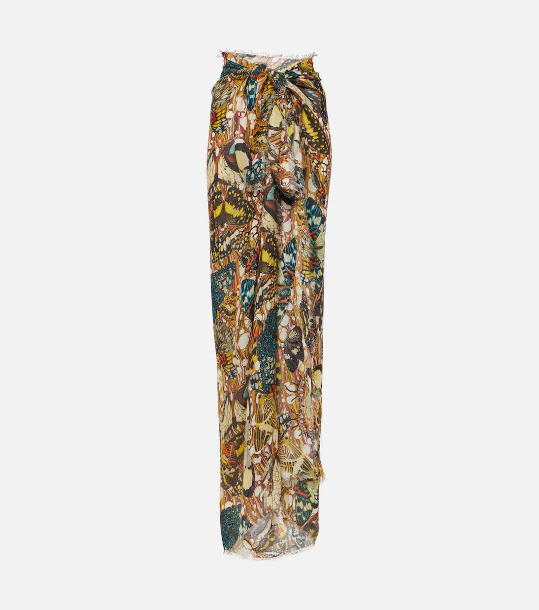 Papillon printed beach cover-up | Jean Paul Gaultier