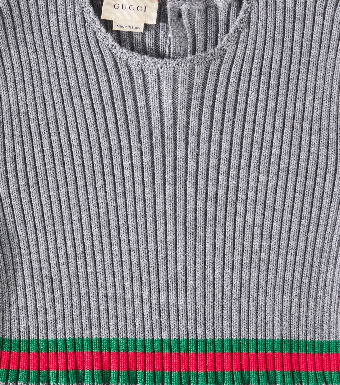 Kleid Web Stripe aus Wolle | Gucci Kids