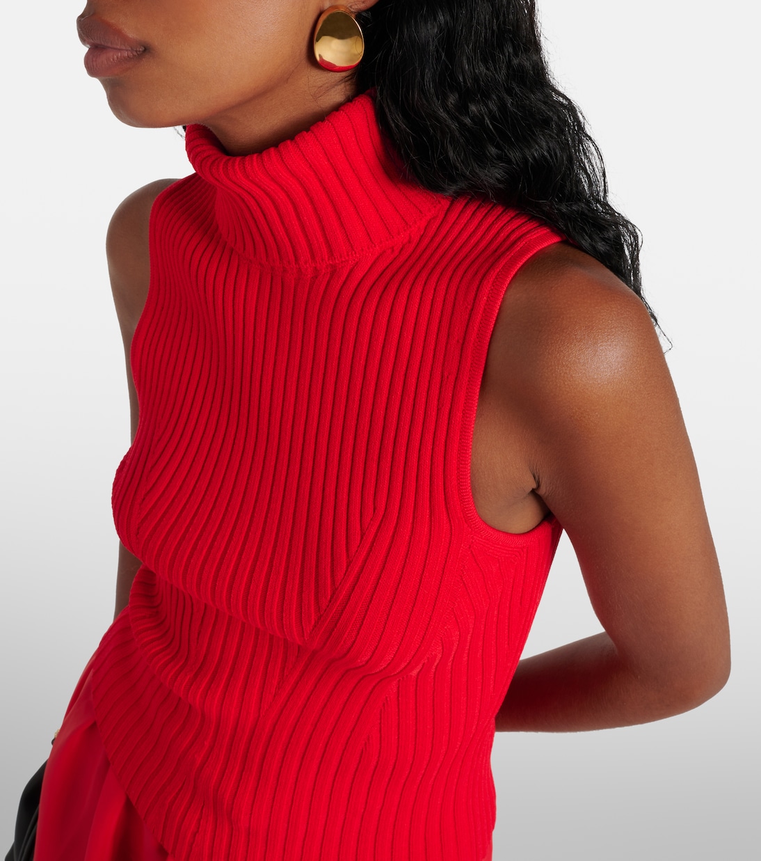 Top Callum in maglia a coste | Staud