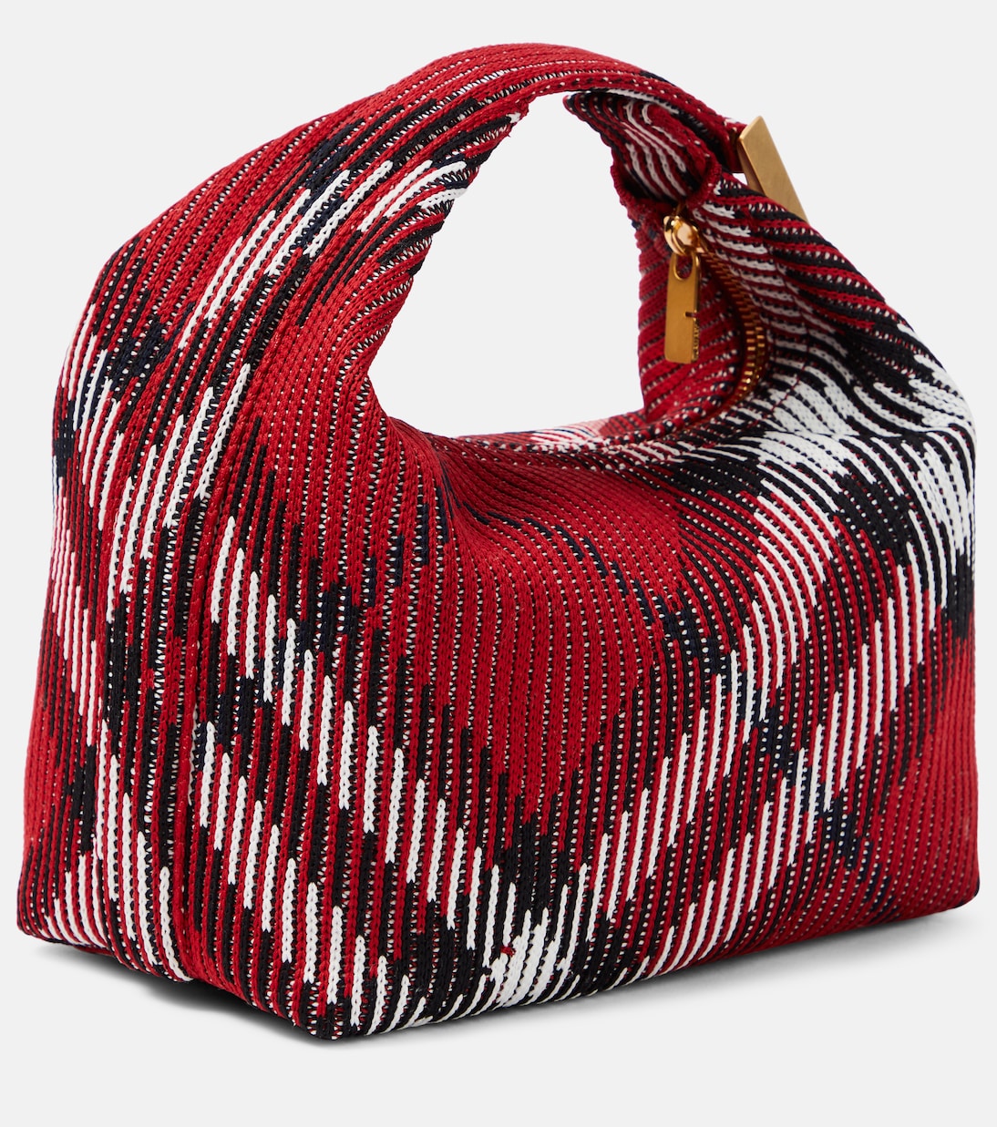 Tote Peg Small aus Jacquard | Burberry