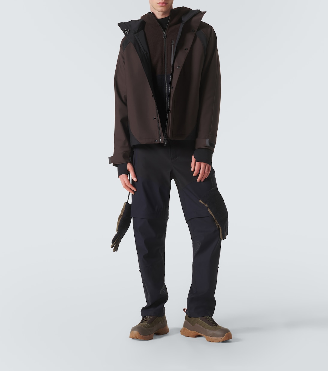 Paneled wool-blend jacket | Loro Piana