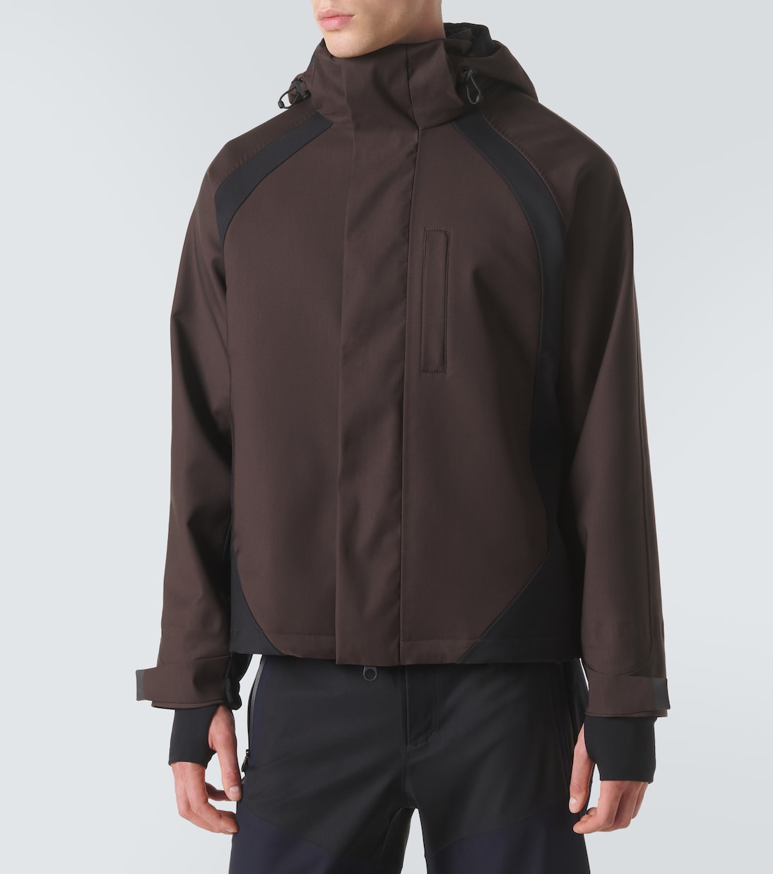 Paneled wool-blend jacket | Loro Piana