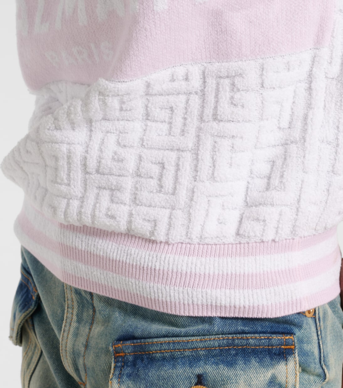 Top Monogram aus Strick | Balmain