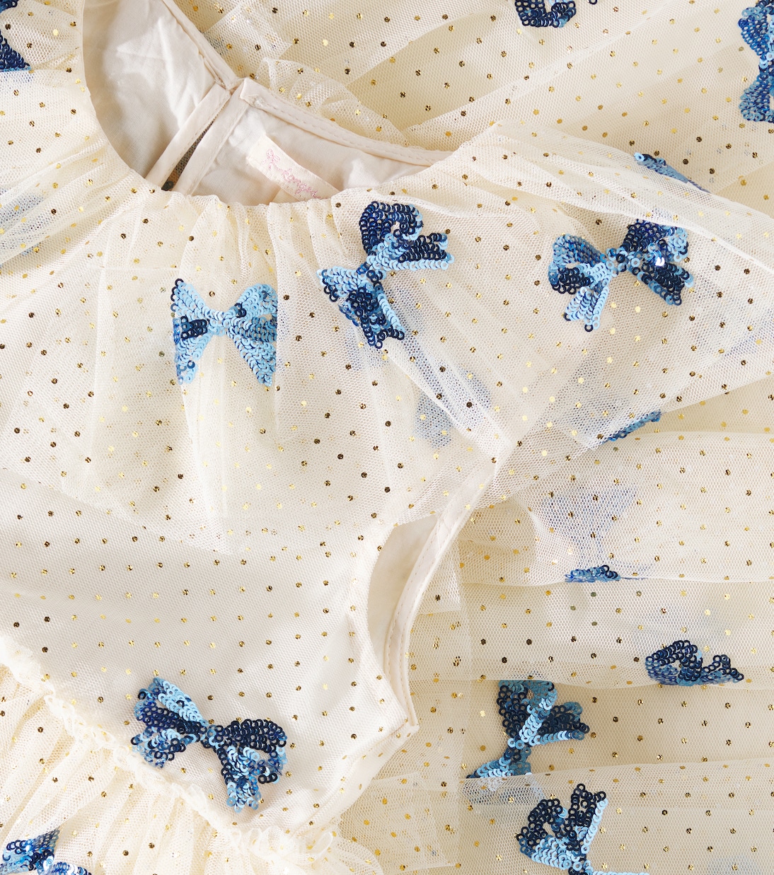 Robe Yvonne en tulle à sequins | Konges Sløjd