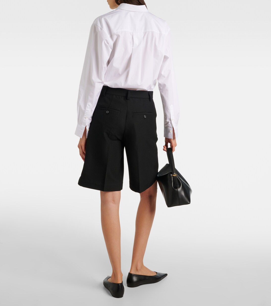 Mid-rise bermuda shorts | Toteme