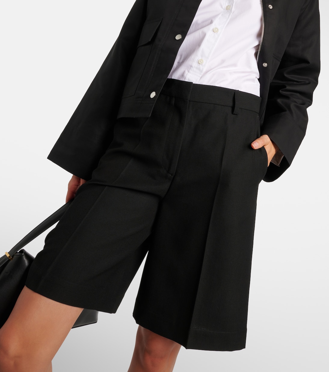 Mid-rise bermuda shorts | Toteme