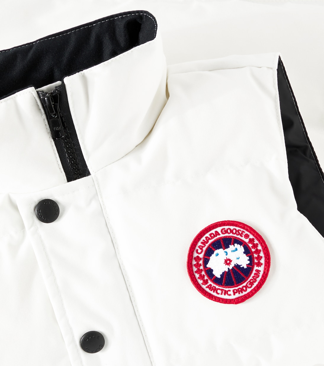 Womens white canada goose gilet clearance