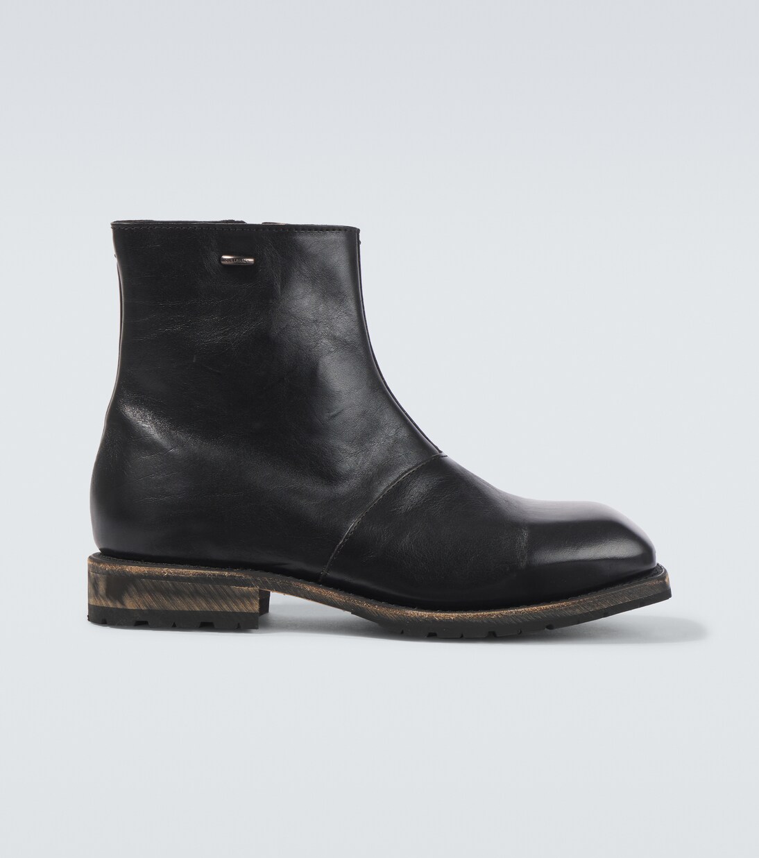 Real leather ankle boots hotsell