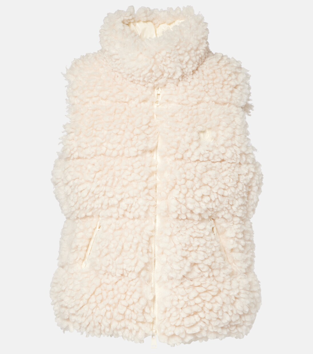 Daunenweste Wourl aus Faux Shearling | Moncler