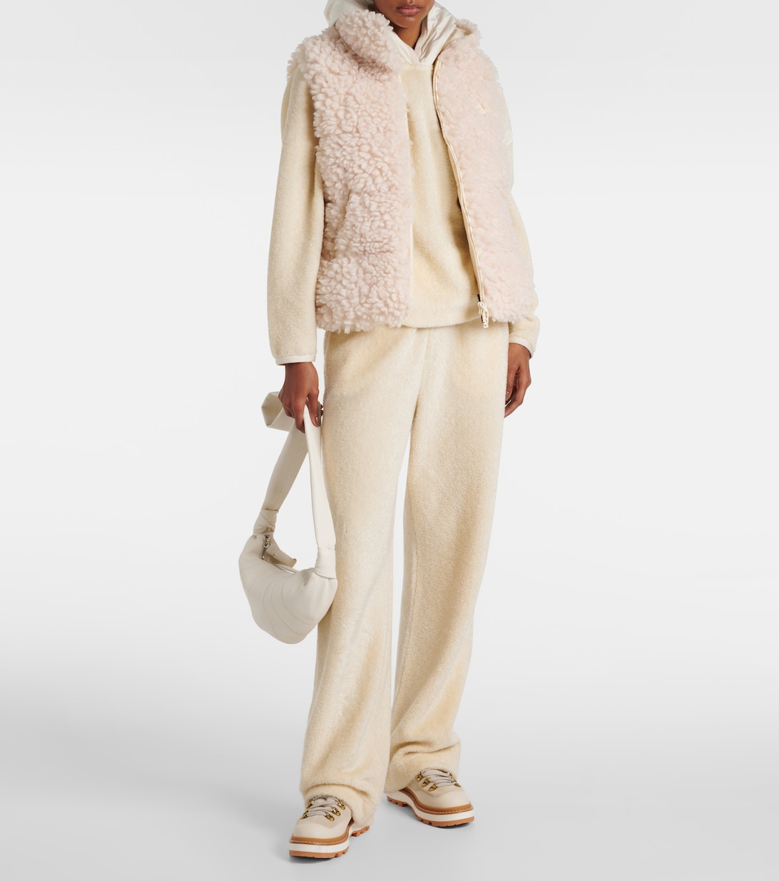 Daunenweste Wourl aus Faux Shearling | Moncler
