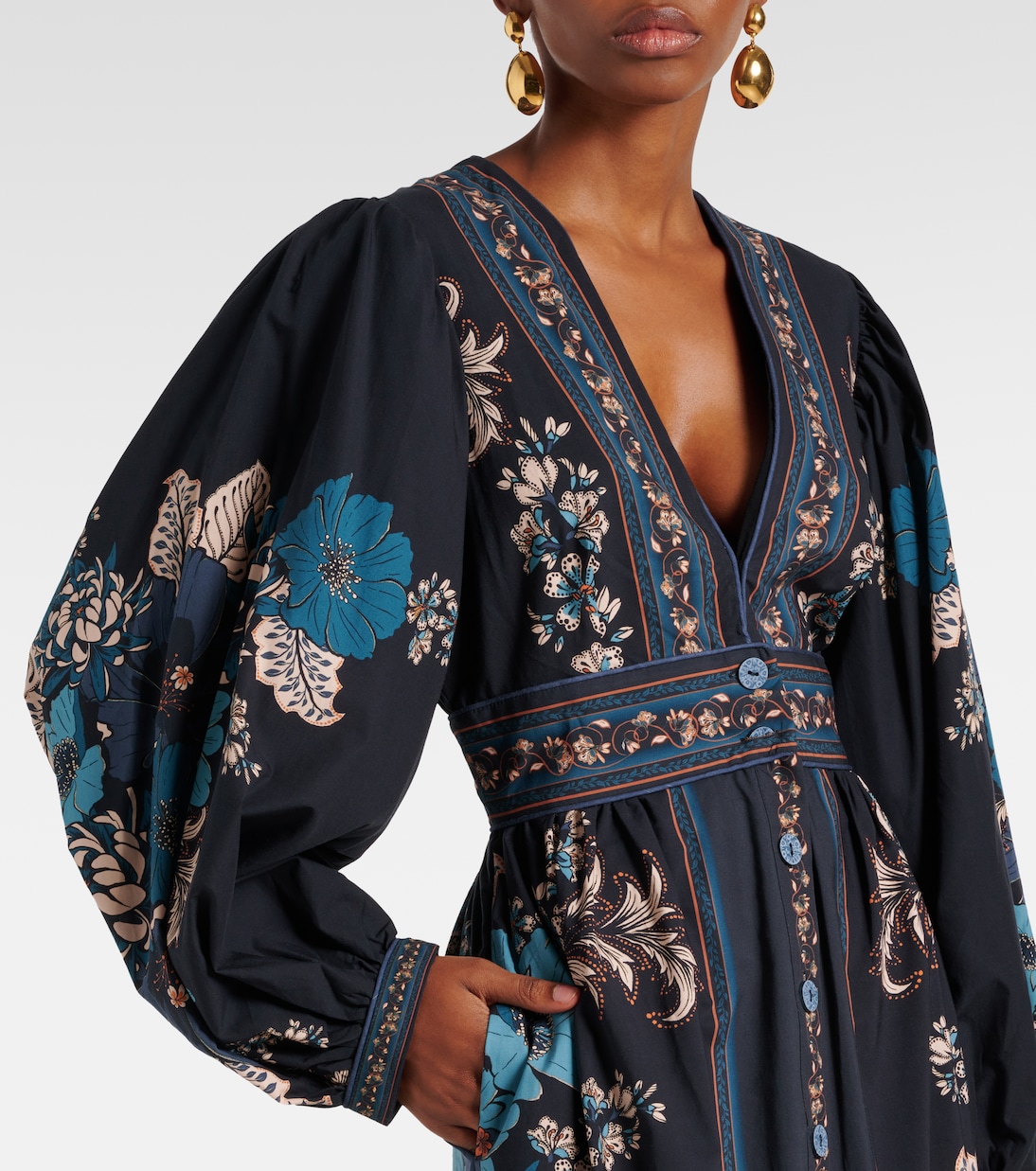 Blossom Tapestry cotton midi dress | Farm Rio