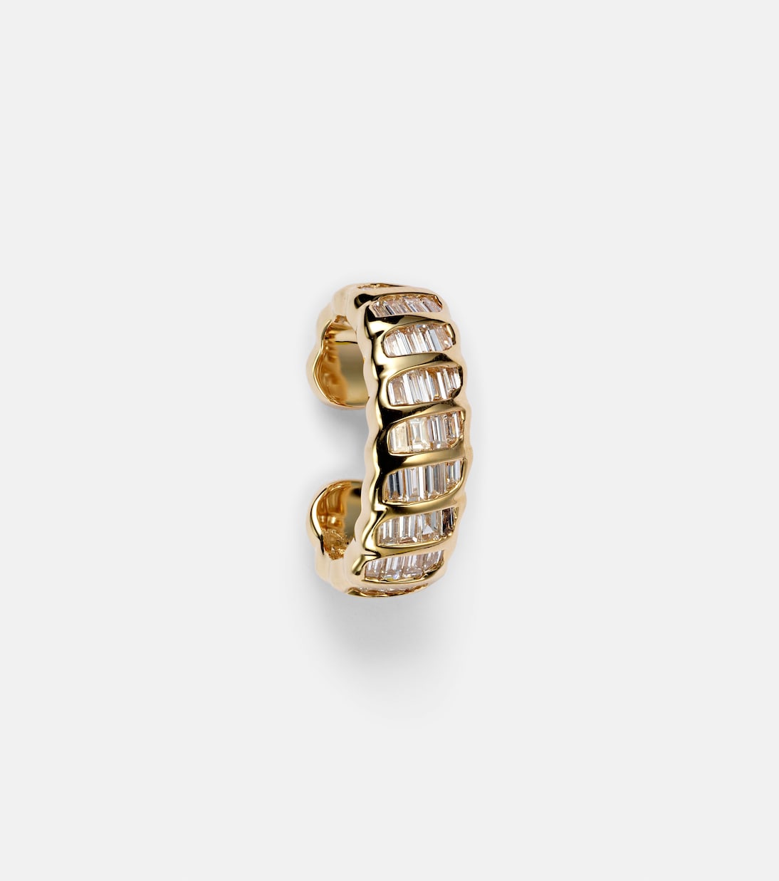 Boucle d'oreille unique Zoe en or 18 ct et diamants | Anita Ko