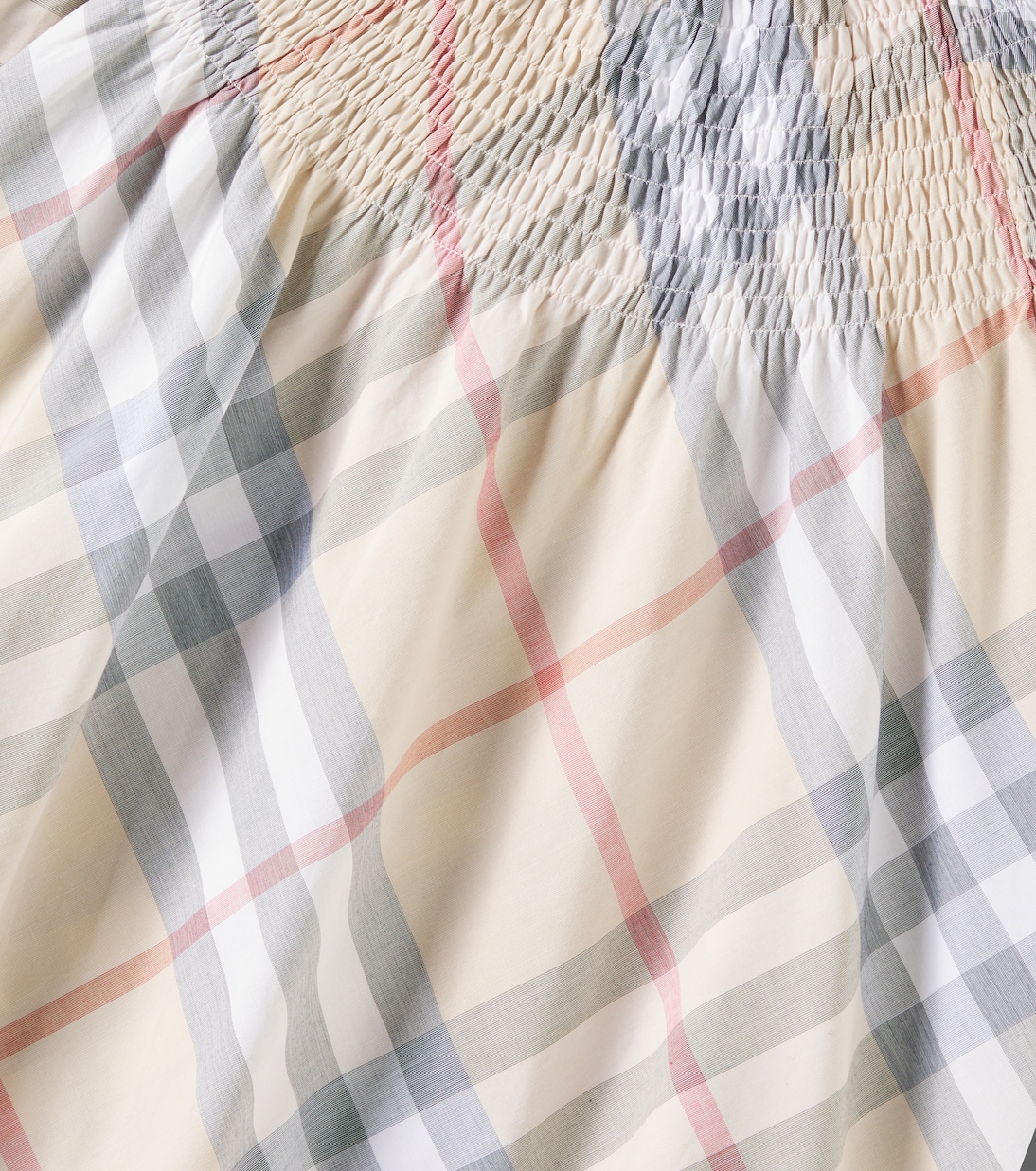 Top KG5 Cali in cotone a quadri | Burberry Kids