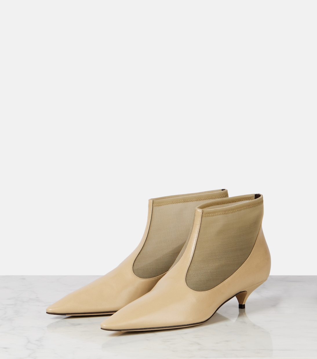 Stivaletti in pelle e mesh | The Row