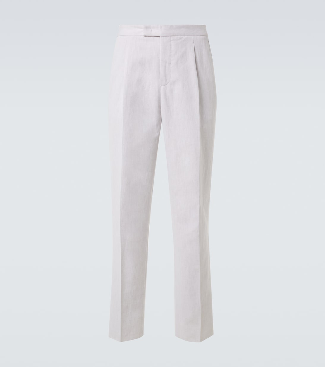 Pantaloni regular in cotone e lino | Berluti