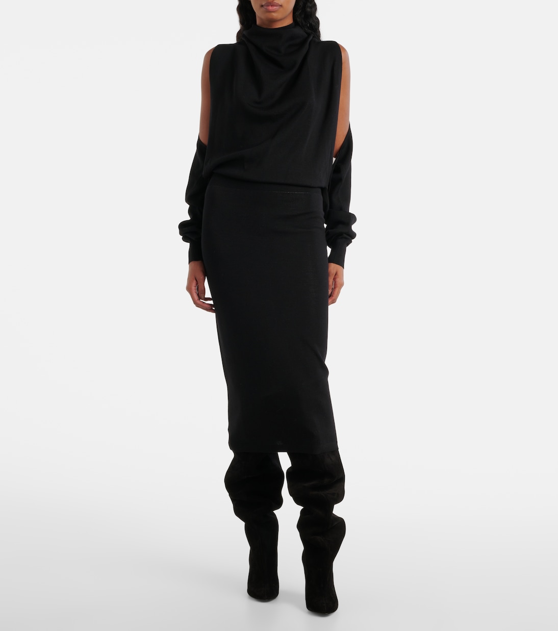 Abito midi con cut-out | Alaïa