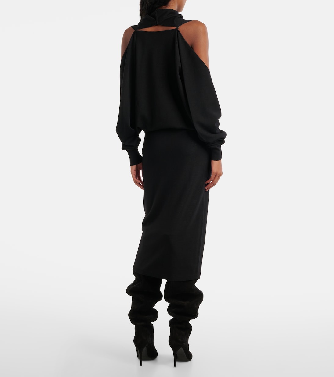 Abito midi con cut-out | Alaïa