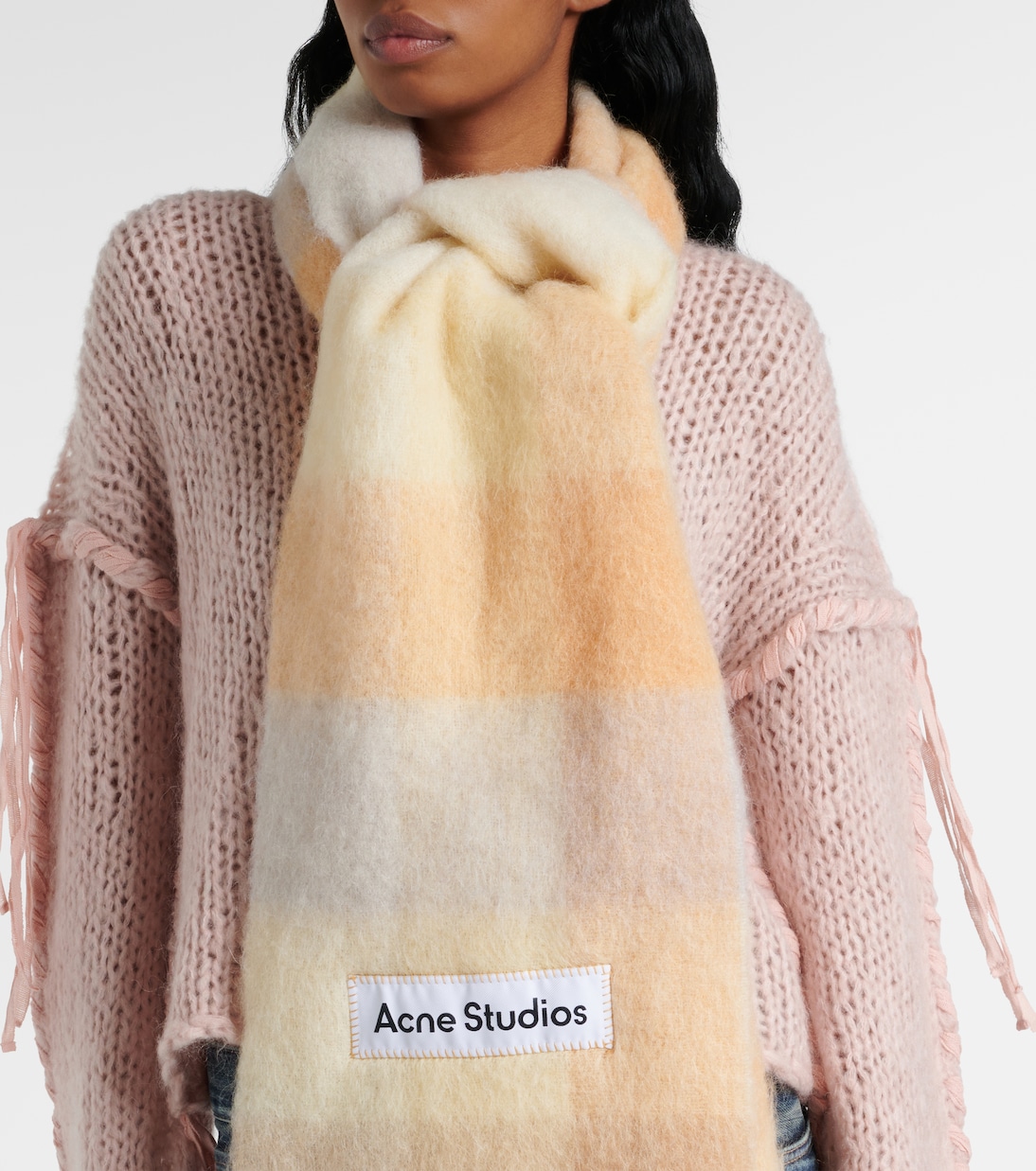 Sciarpa in misto lana, alpaca e mohair | Acne Studios