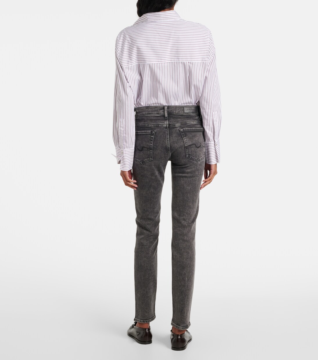 Jean skinny Roxanne à taille mi-haute | 7 For All Mankind