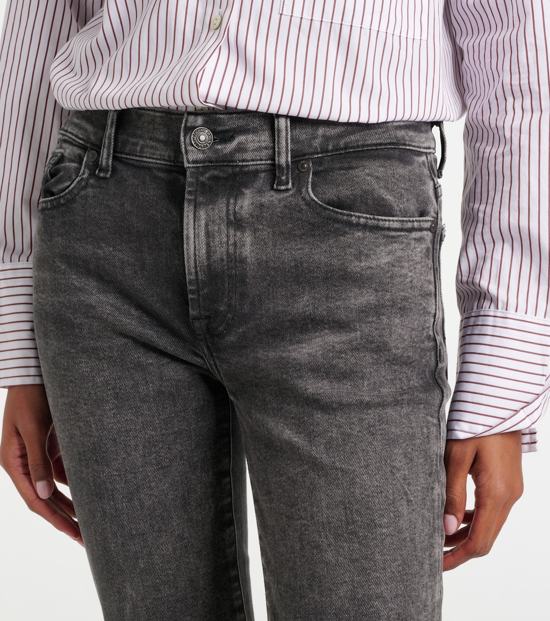 Jean skinny Roxanne à taille mi-haute | 7 For All Mankind