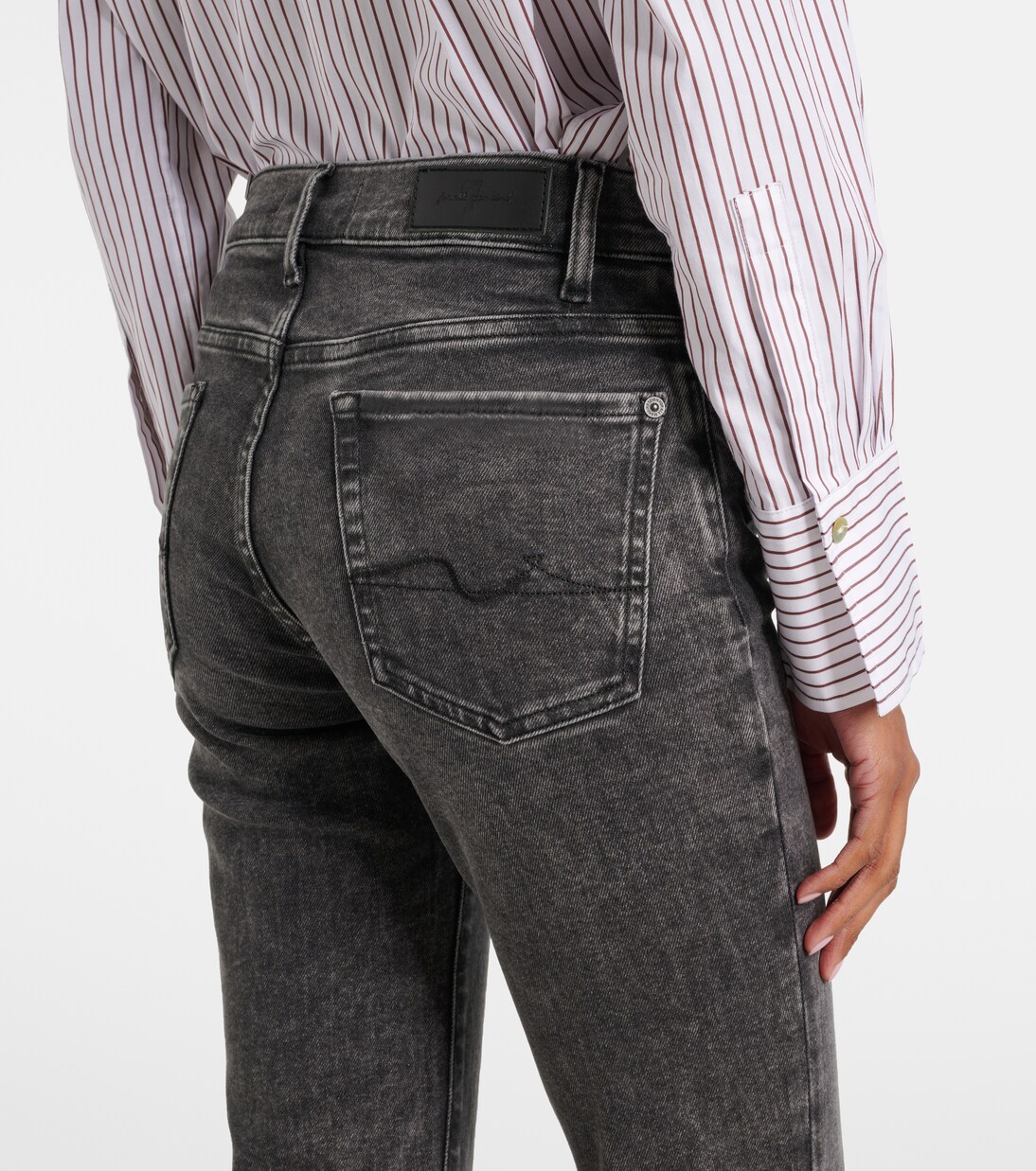 Jean skinny Roxanne à taille mi-haute | 7 For All Mankind