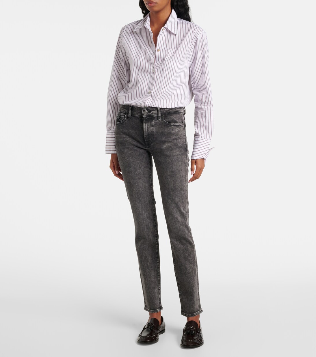 Jean skinny Roxanne à taille mi-haute | 7 For All Mankind