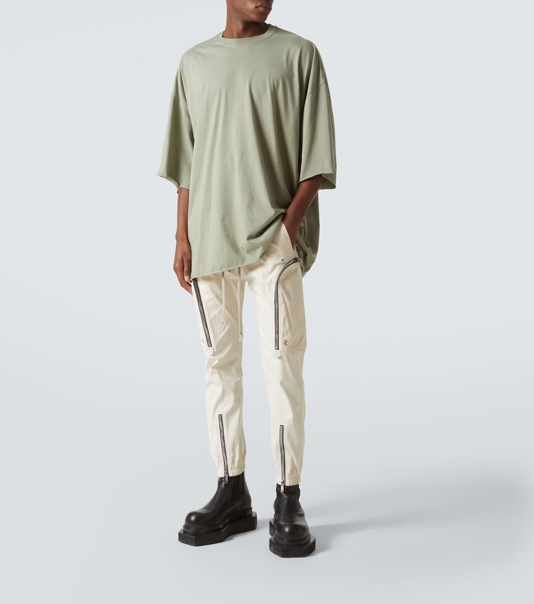 Camiseta Tommy T en jersey de algodón | Rick Owens