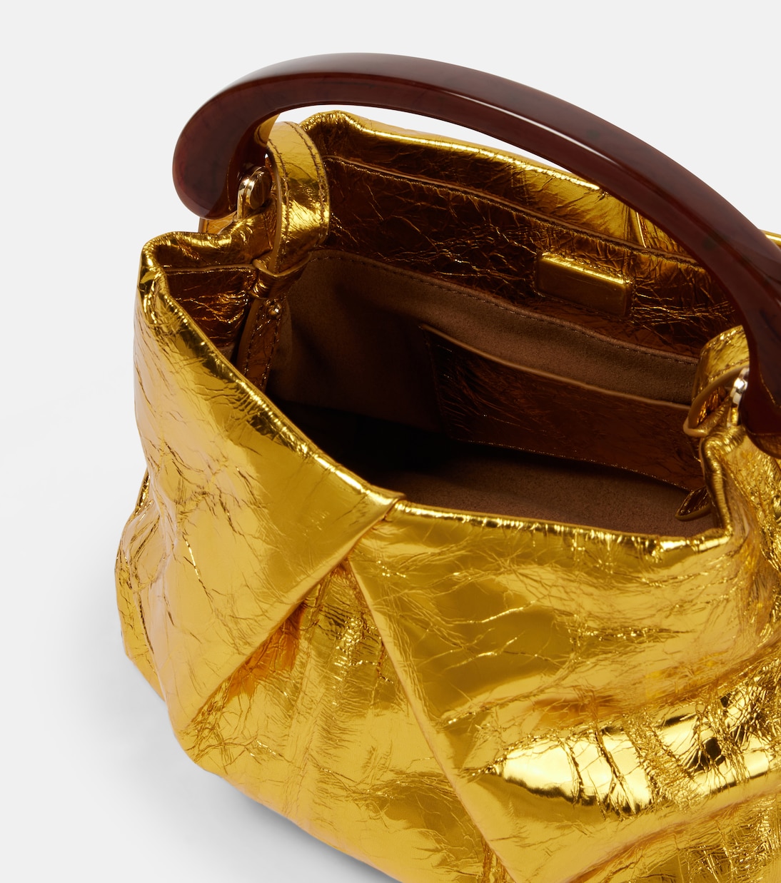 Borsa Mini in pelle metallizzata | Dries Van Noten