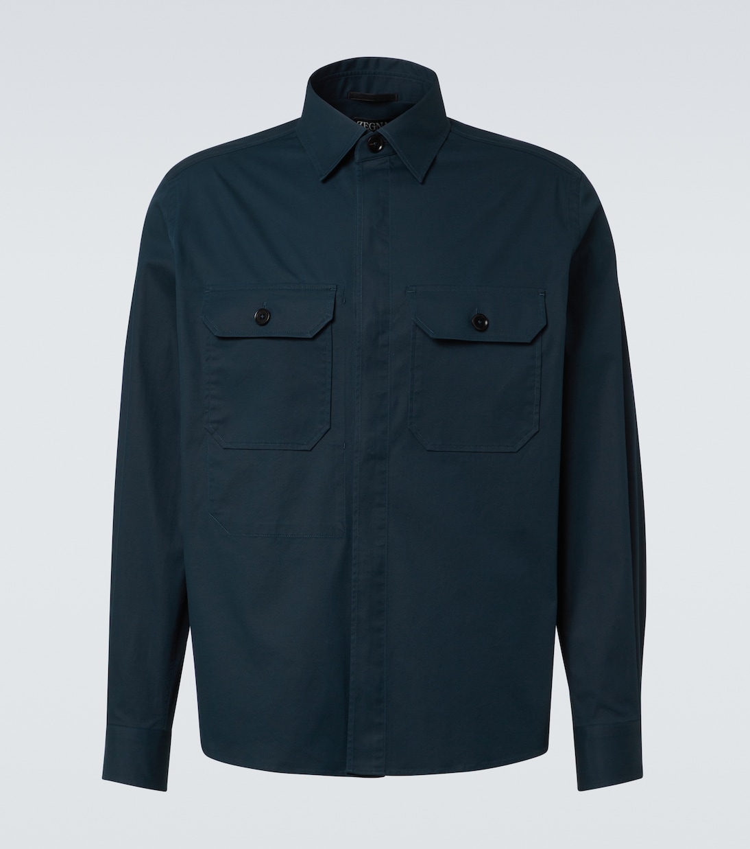 Hemdjacke aus einem Baumwollgemisch | Zegna