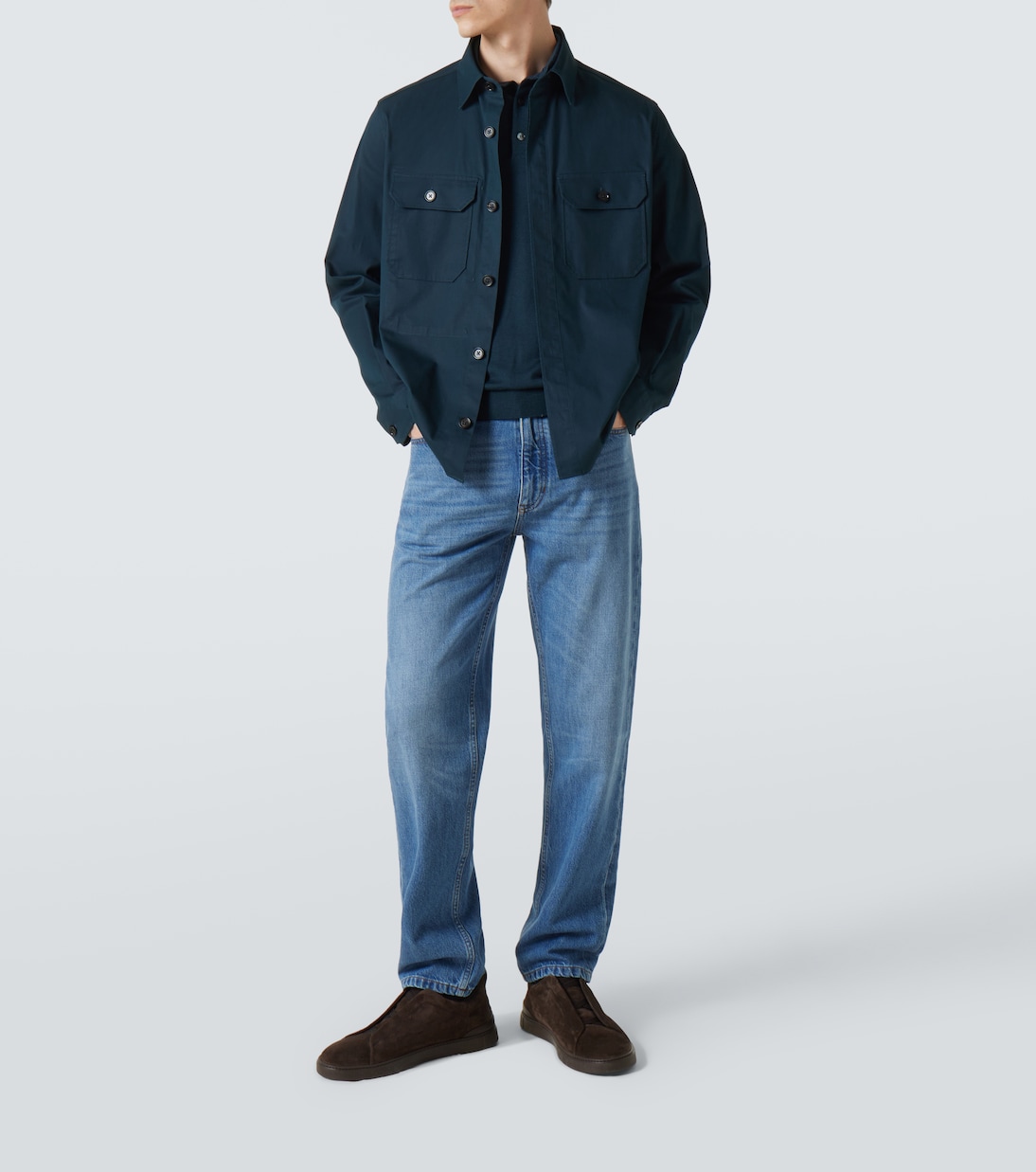 Hemdjacke aus einem Baumwollgemisch | Zegna