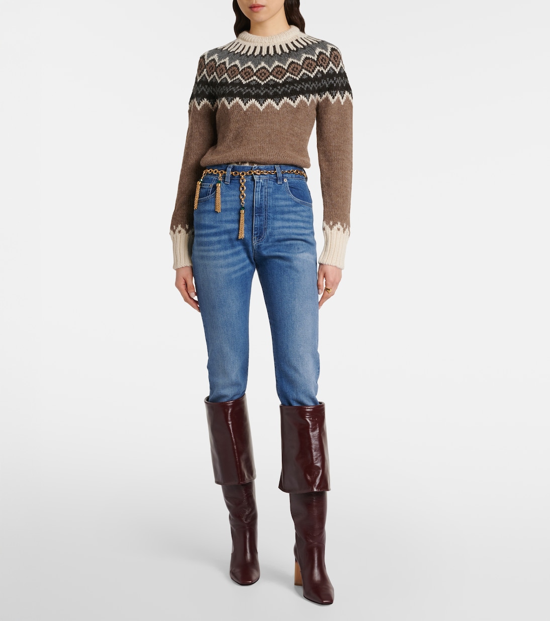 Jeans slim a vita alta | Chloé