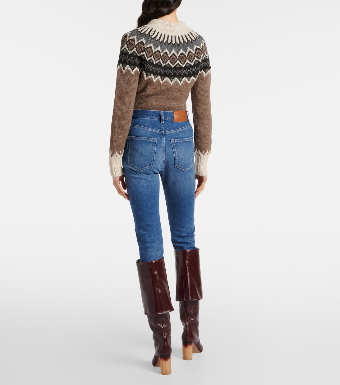 Jeans slim a vita alta | Chloé