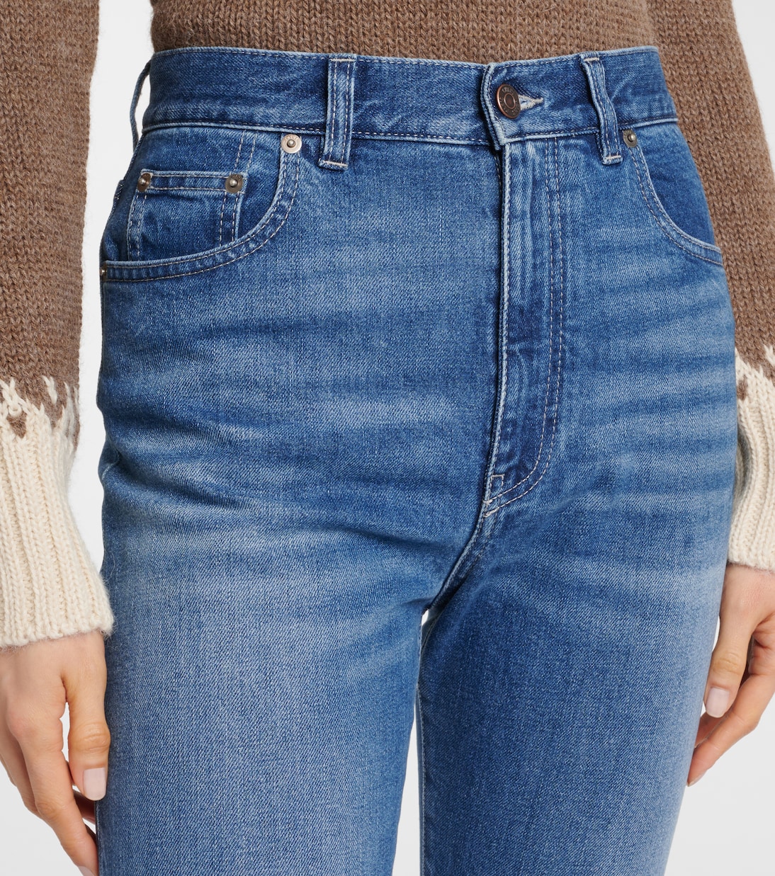 Jeans slim a vita alta | Chloé