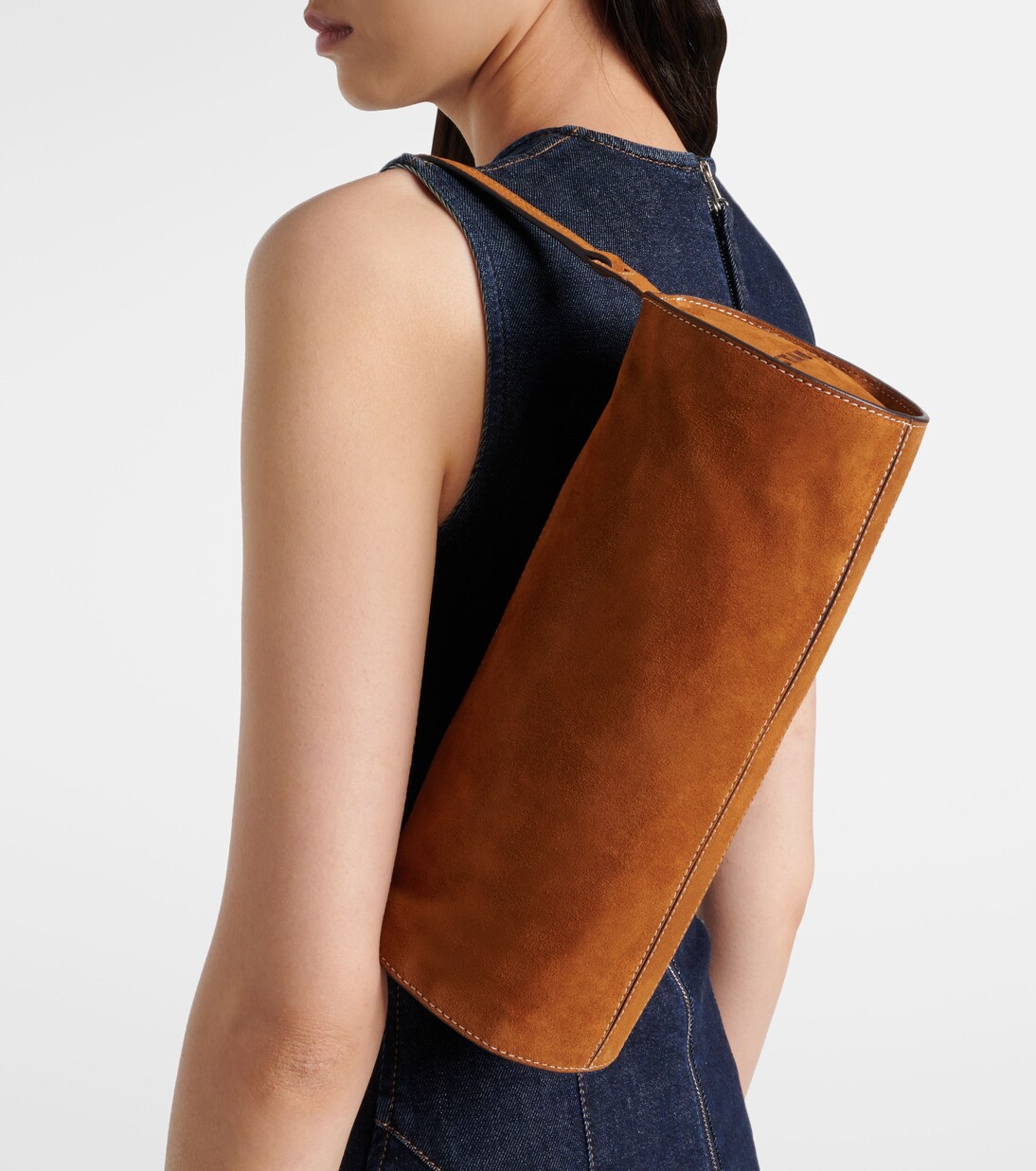 Taru Mini suede shoulder bag | Staud