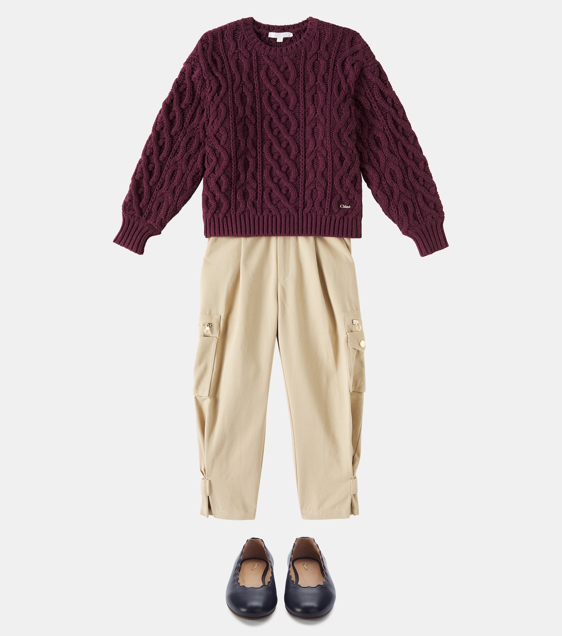 Cargohose aus Baumwolle | Chloé Kids