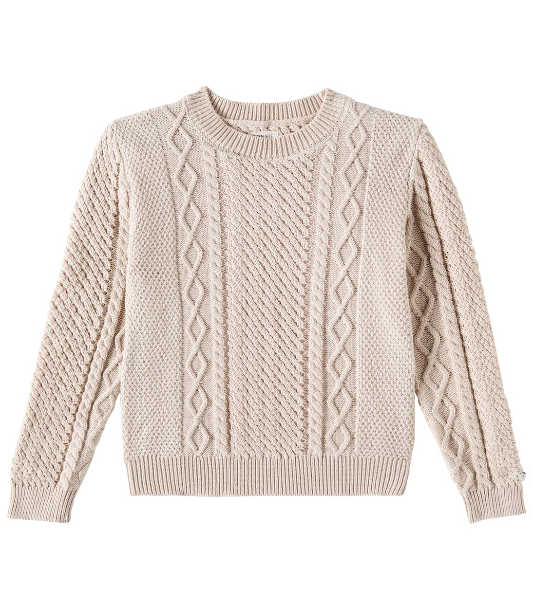 Pullover Romaine in cotone a trecce | Donsje