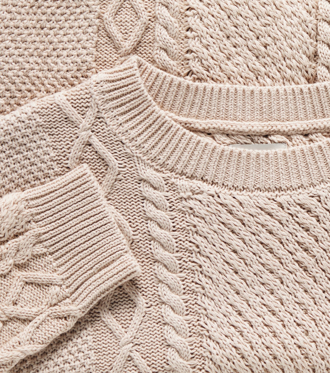 Pullover Romaine in cotone a trecce | Donsje